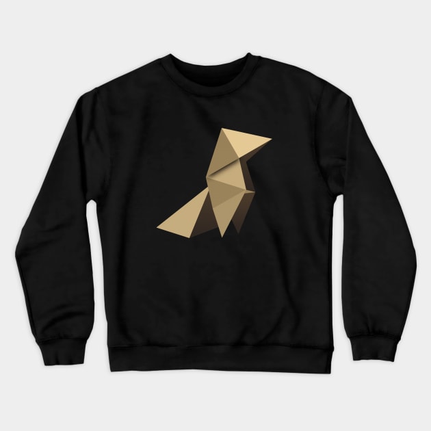 The Origami Figure Crewneck Sweatshirt by Lumos19Studio